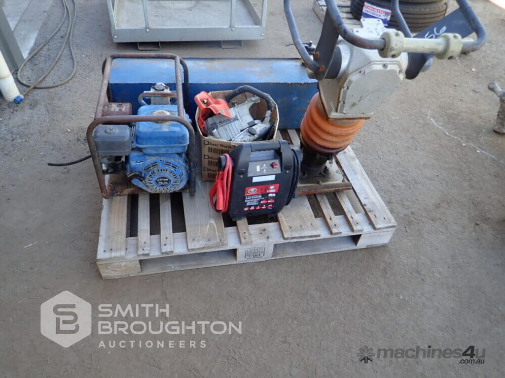 Used PALLET COMPRISING OF WATER PUMP FUEL TANK JUMPING JACK PARTS Fuel