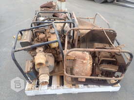 PALLET COMPRISING OF 4 X ASSORTED DIESEL & PETROL WATER PUMPS - picture0' - Click to enlarge