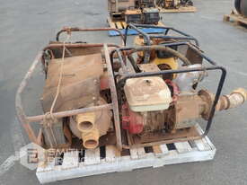 PALLET COMPRISING OF 4 X ASSORTED DIESEL & PETROL WATER PUMPS - picture1' - Click to enlarge