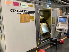 CNC Lathe with y-axis DMG Gildemeister - CTX 420 linear - picture0' - Click to enlarge