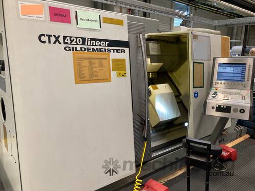 CNC Lathe with y-axis DMG Gildemeister - CTX 420 linear