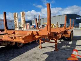 1970 HOWARD PORTER LOG CARRIER TRI AXLE TRAILER - picture0' - Click to enlarge