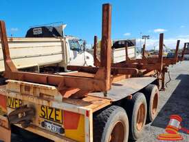 1970 HOWARD PORTER LOG CARRIER TRI AXLE TRAILER - picture0' - Click to enlarge