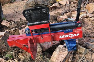 SplitEx Excavator Hydraulic Log Splitter: 1.7-2T Machines - Supplied with Hitch and Hoses!