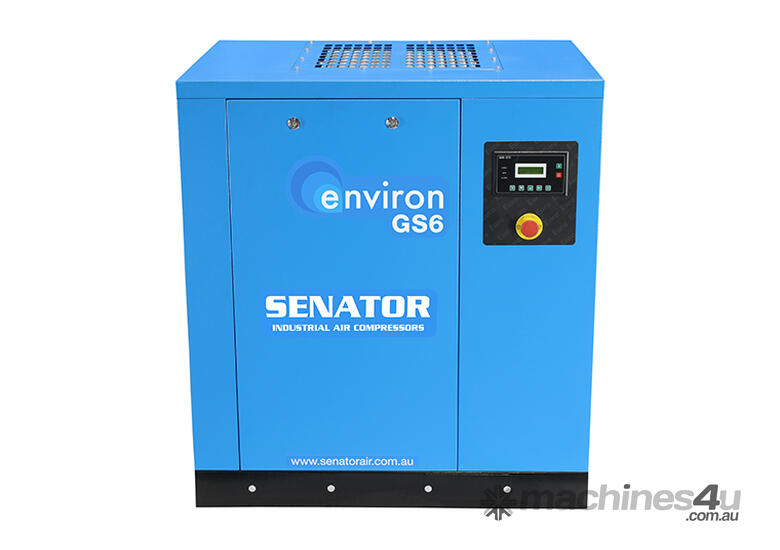 caption CVA Compressors - New Senator Rotary Screw Air Compressor - GS6-B - 5.5kw - 29cfm