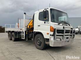 2006 Hino FM1J Tipper Tray Top Crane Truck - picture0' - Click to enlarge