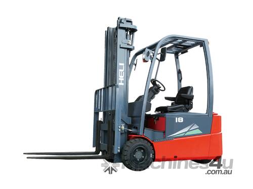 Heli G2 Series Forklift 1.5-2T: 3 Wheel, Electric
