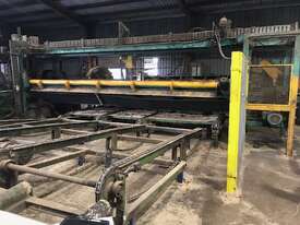 TWIN FORANO BANDSAW SYSTEM CW END DOGGING RECIPROCATING LOG CARRIAGE, LOG INFEED DECKS & OUTFEED - picture1' - Click to enlarge