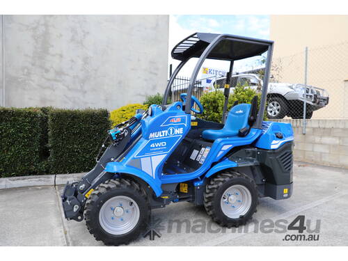caption 4.2K Multione Diesel Powered Mini Loader with Telescopic Boom! Italian Manufacturing Excellence