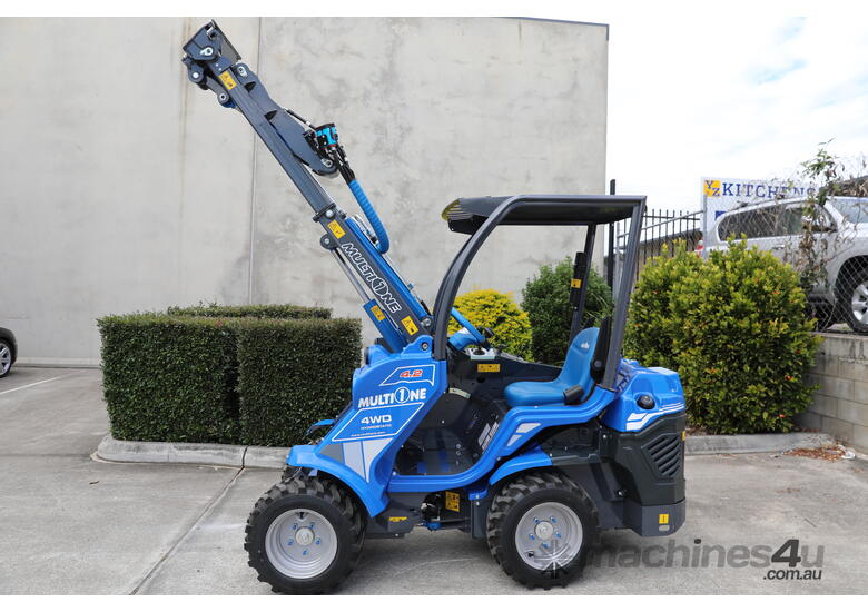 caption 4.2K Multione Diesel Powered Mini Loader with Telescopic Boom! Italian Manufacturing Excellence
