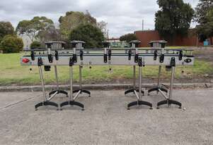 Stainless Steel Accumulation Bottle Conveyor FIFO First In First Out - 3.2m Long