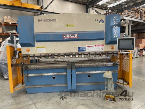 Steelmaster Foldmaster CNC Pressbrake 110/ 3200 Bend