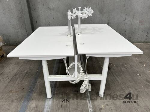 Double Electric Rising Desk