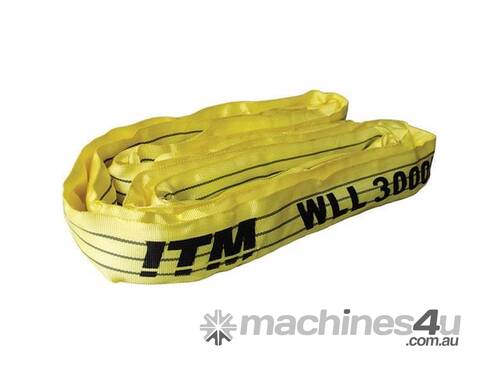 caption 3 Tonne Round Lifting Slings (Up To 10m) by ITM