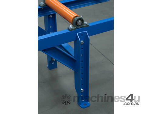 caption Heavy-Duty Idle Roller Table: 3m x 400mm - use with Metal Band saws and Cold saws