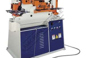 IW-60H Hydraulic Punch & Shear - 60 Tonne Single Hydraulic Cylinder System Includes 6 Sets of Round