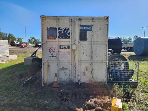 Sea Container 10' Hazardous Material Inc Contents