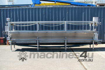 Triple Layer Stainless Steel Motorised Belt Conveyor - 5.4m long