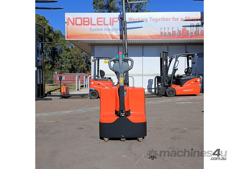 caption NOBLELIFT 1.8T Electric Pallet Jack - Bigger Ground Clearance, Operates on Uneven Ground!