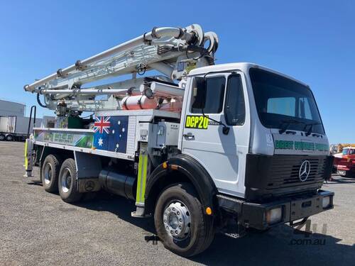 caption Mercedes Benz 2628 K Concrete Pump