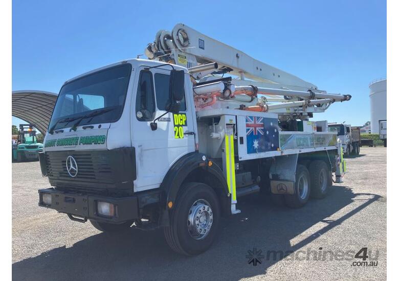 caption Mercedes Benz 2628 K Concrete Pump