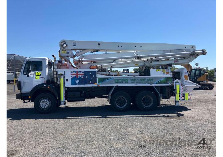 caption Mercedes Benz 2628 K Concrete Pump