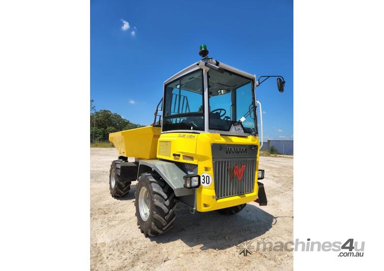 caption Wacker Neuson Dual View Dump Truck - Only 843 Hours + 6/mo Warranty Included!