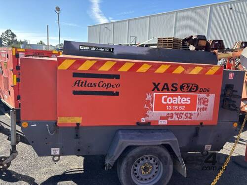 2011 Atlas Copco Trailer Mounted Compressor