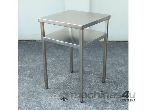 2-Tier Stainless Steel Table.