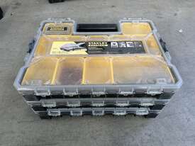 3 x Stanley joinable Toolbox set including contents - picture0' - Click to enlarge