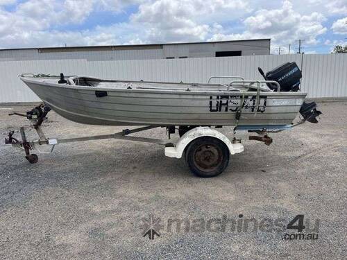 3.7m Stacer Alloy Craft Boat and Trailer