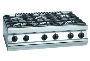 Fagor 700 series natural gas 6 burner SS boiling top CG7-60H