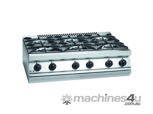 Fagor 700 series natural gas 6 burner SS boiling top CG7-60H