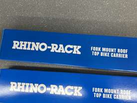 2x Rhino Rack Form Mount Roof Top Bike Carriers - picture0' - Click to enlarge