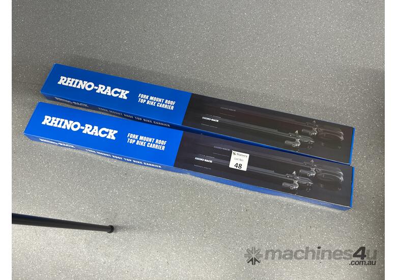 caption 2x Rhino Rack Form Mount Roof Top Bike Carriers