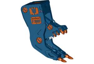 Trevibenne Concrete Pulverizers - Fixed secondary crusher pulverizer