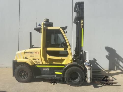 caption HYSTER H155FT Counterbalance Forklift