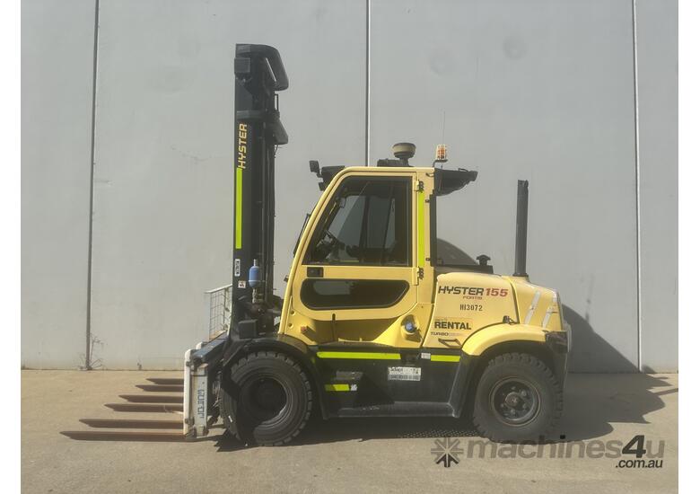 caption HYSTER H155FT Counterbalance Forklift