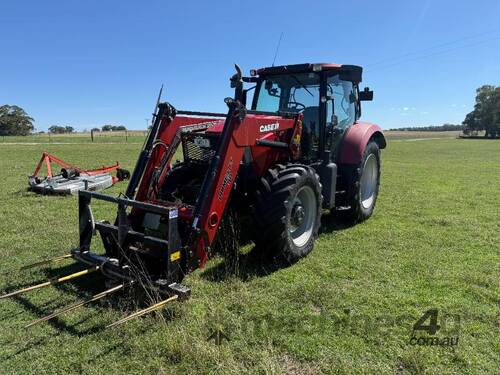 caption CASE IH MAXXUM 140 TRACTOR