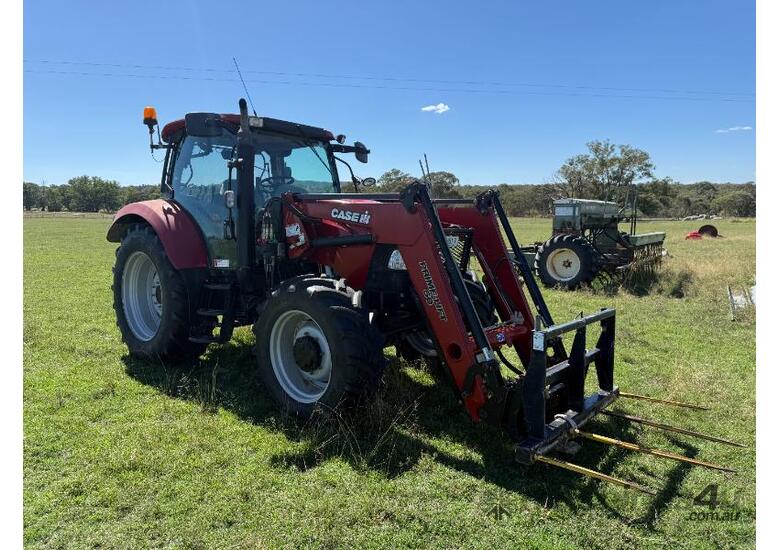 caption CASE IH MAXXUM 140 TRACTOR
