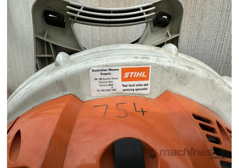 caption Stihl BR700 Petrol Backpack Blower (Council Asset)