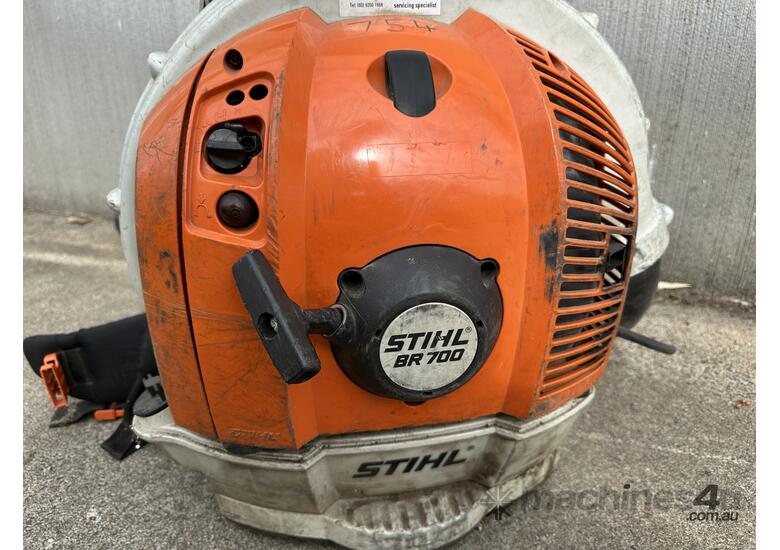 caption Stihl BR700 Petrol Backpack Blower (Council Asset)