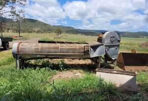 Trommel Screen 4260mm long x 770mm Dia Hole size 12mm