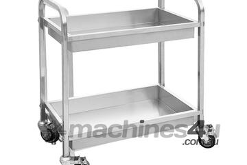 Yc 102D Stainless Steel Trolley With 2 Shelves