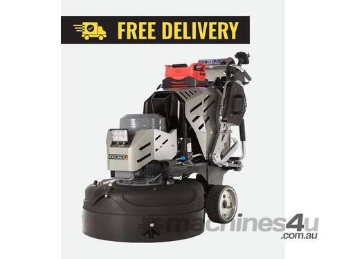 Vortex ET70RC 3-Head Gear-Driven Planetary Concrete Grinder: Unmatched Power & Precision!