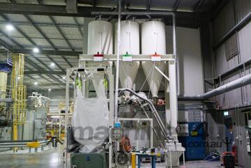 Bulk Material Blending Multiple Silo Storage Bagging Plant System - 3 x 2500L Volume Bulk Material Blending Multiple Silo Storage Bagging Plant System - 3 x 2500L Volume