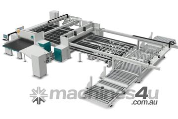 Biesse Rover Cut Up A T Twin-line panel saw with blade cutting