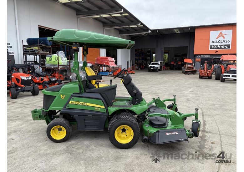 caption John Deere 1570 TerrainCut Front Mower