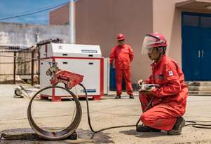 Explosion-proof Portable Water jet Cutting Machine Easy Relocation for Oil & Gas Maintenance