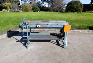 Motorised Dual Lane Belt Conveyor - 1.6m Long